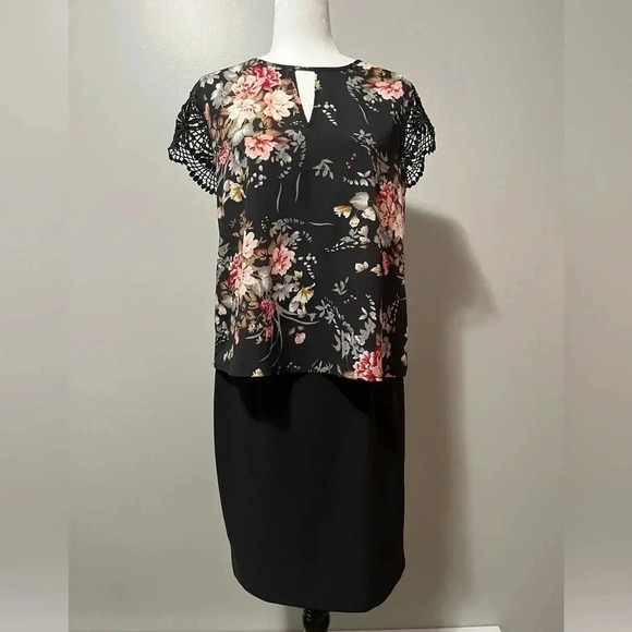 Frank Lyman Black Pencil Skirt Back Full Zip - Picture 7 of 7